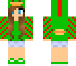 christmas duck girl