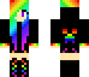 rainbow creeper girl