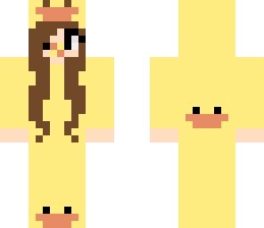 duck girl onesie