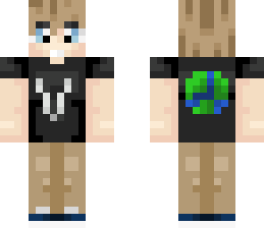 a random boy with a pmc planet on the shirt lel