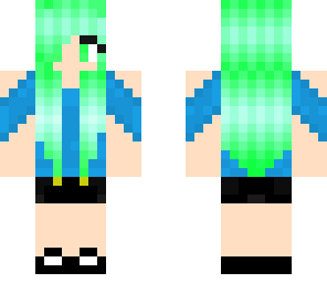neon green girl
