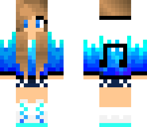 blue music girl
