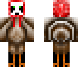 panda in thanksgiving turkey costume
