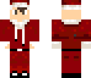 mi nuevo skin de minecraft navidad 