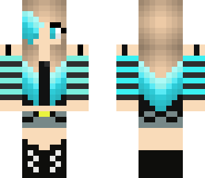 blue party girl