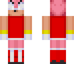 amy rose the herobrine hedgehog