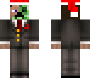 santa creeperhuman