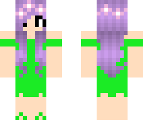 green summer girl