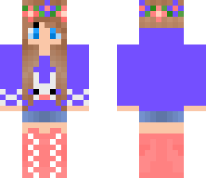 floral bunny girl