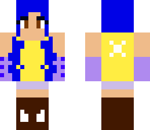blue haired girl updated