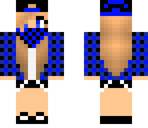 blue bandanna tomboy