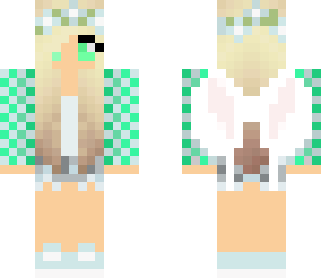 winged checkered girl