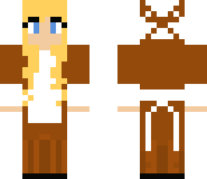 blonde pilgrim girl