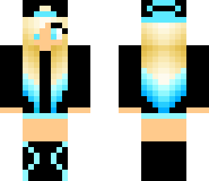 neon blue tomboy
