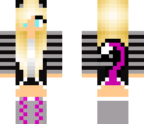 blonde panda