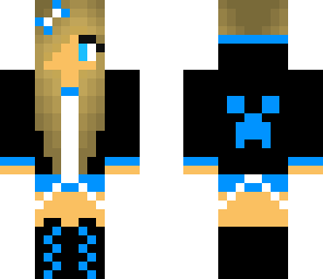 blue creeper girl