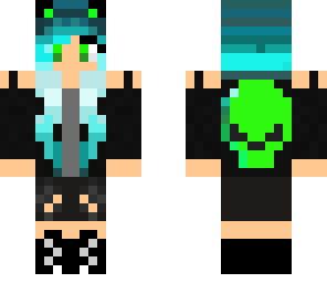 fox skull girl