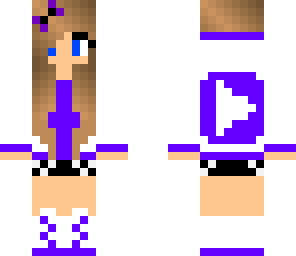 purple youtube girl