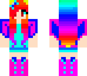 rainbow vampire girl