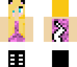 wolf girl pink