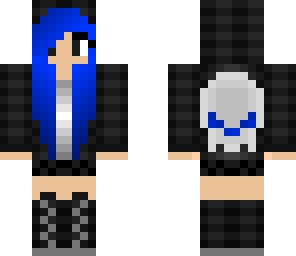 blue skull