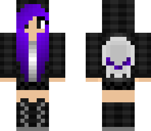 purple skull