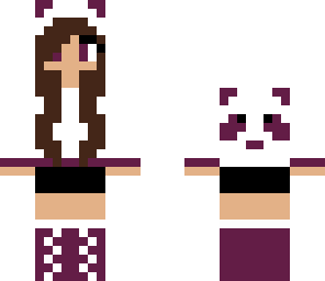 burgundy panda
