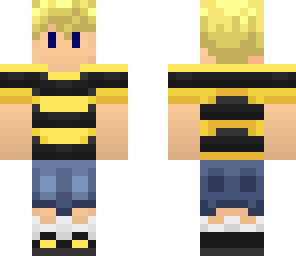 custom lucas earthbound bumblebee shorts