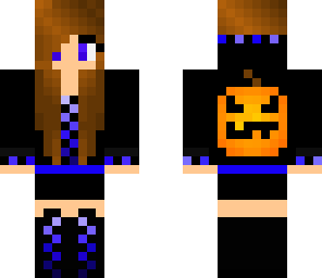 blue halloween girl
