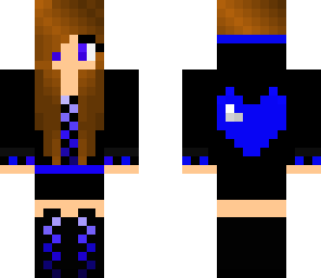 blue gamer gril