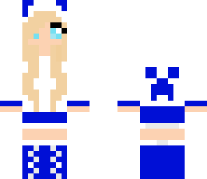 blue girl