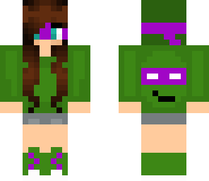 purple ninja turtle girl