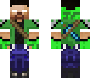 herobrine a lo capo es verde