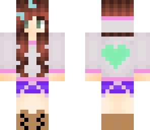hoodie and bow girl