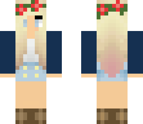 flower person