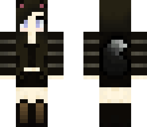 black and brown wolfie