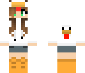 edited chicken girl