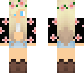 cute floral girl