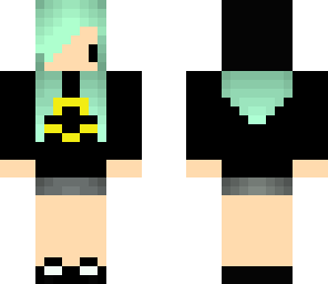 batman sweater mint hair
