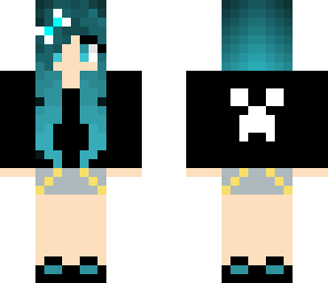 dark teal creeper girl