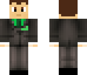green tuxedo man