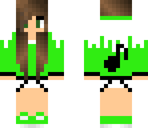 note girl green