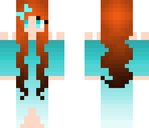 ocean dress red hair