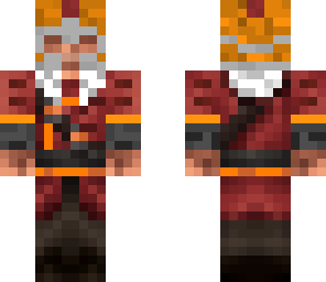 orange special soldier outfit