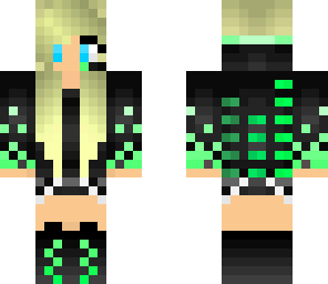 gamer girl green