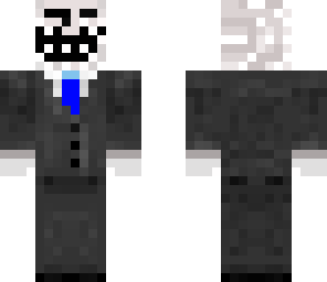 troll with blue tie