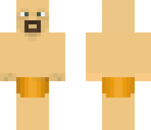 walter white in gold speedo