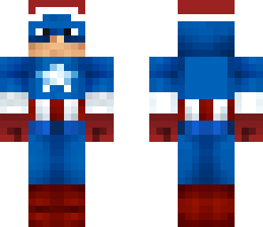 captain amwerica with a christmas hat