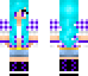 cyan girl