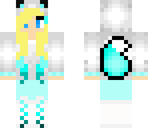 blue fox girl